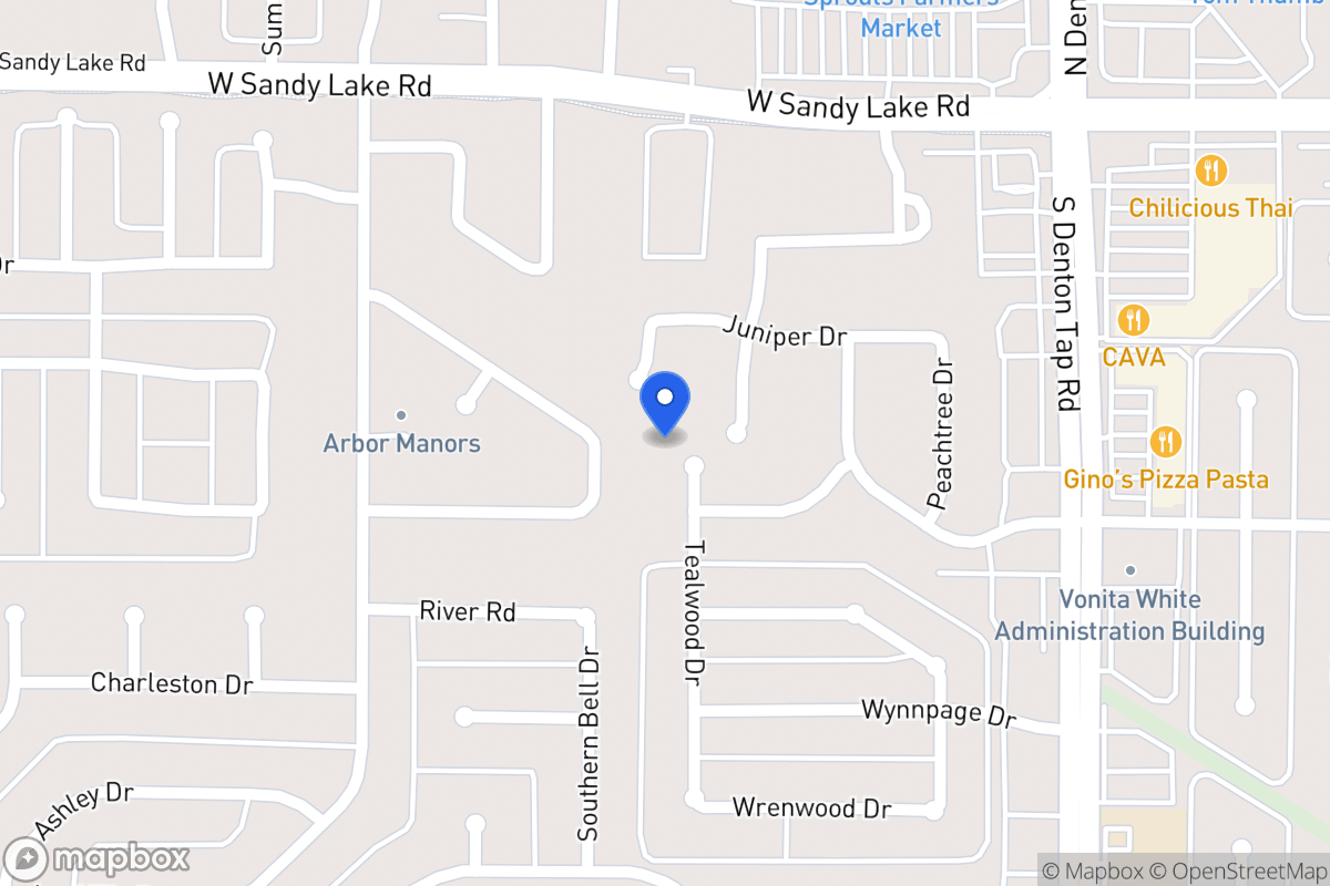 Map of 231 Tealwood Dr
