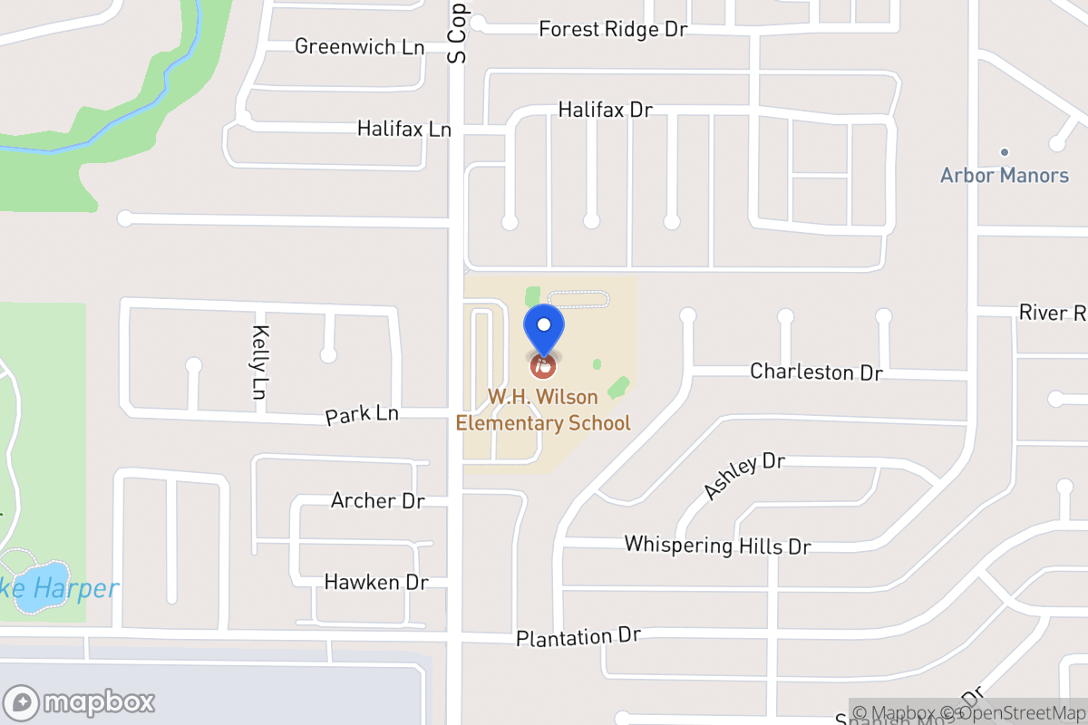 Map of 220 S Coppell Rd
