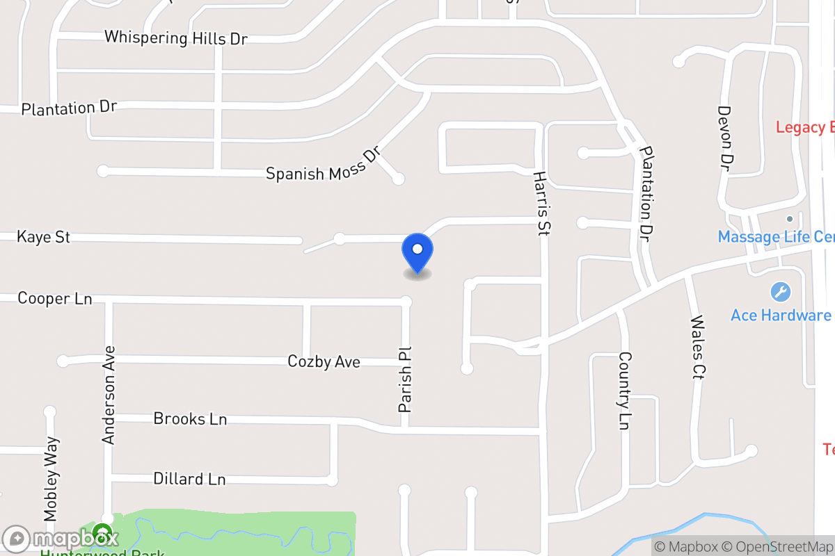 Map of 400 Cooper Ln