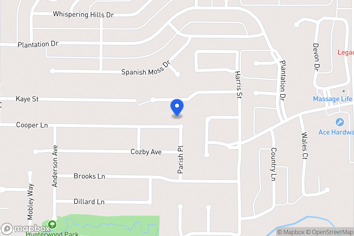 Map of 402 Cooper Ln