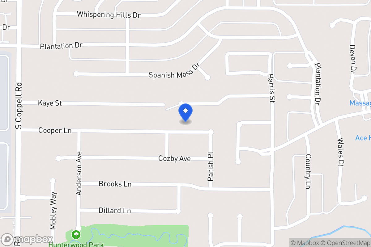 Map of 408 Cooper Ln