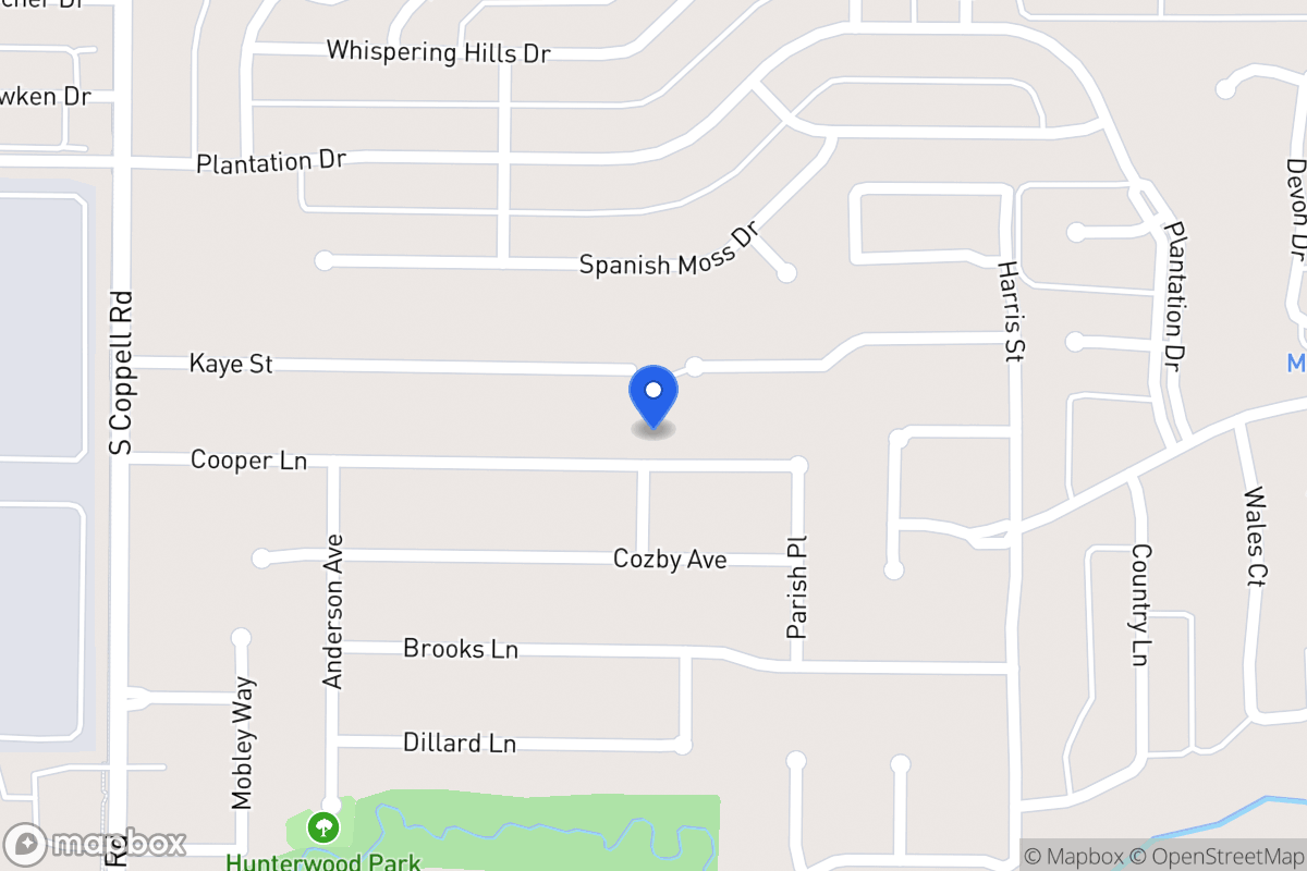 Map of 412 Cooper Ln