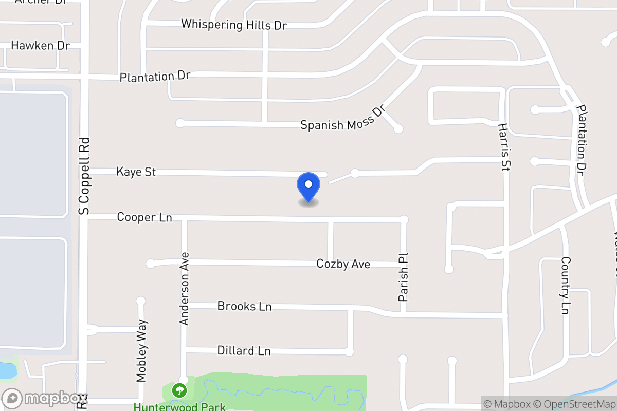 Map of 416 Cooper Ln