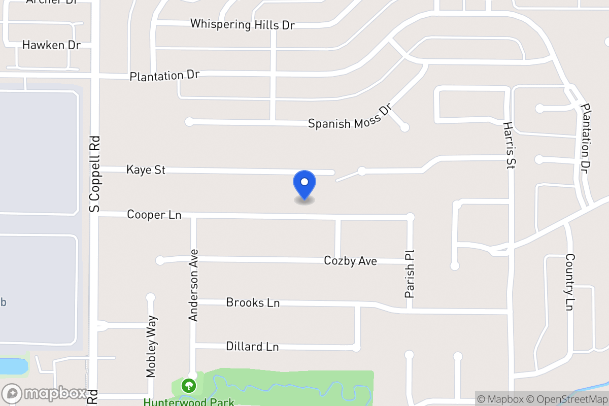 Map of 420 Cooper Ln