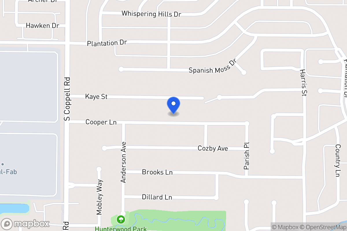 Map of 428 Cooper Ln