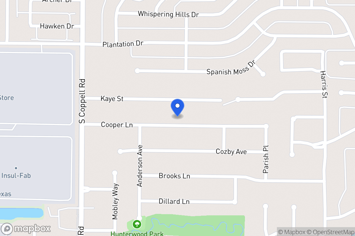 Map of 436 Cooper Ln