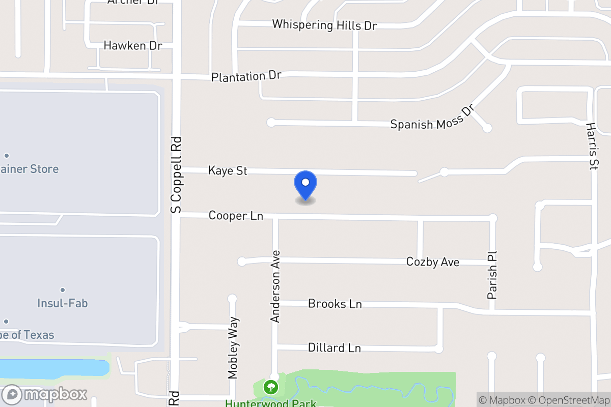 Map of 448 Cooper Ln