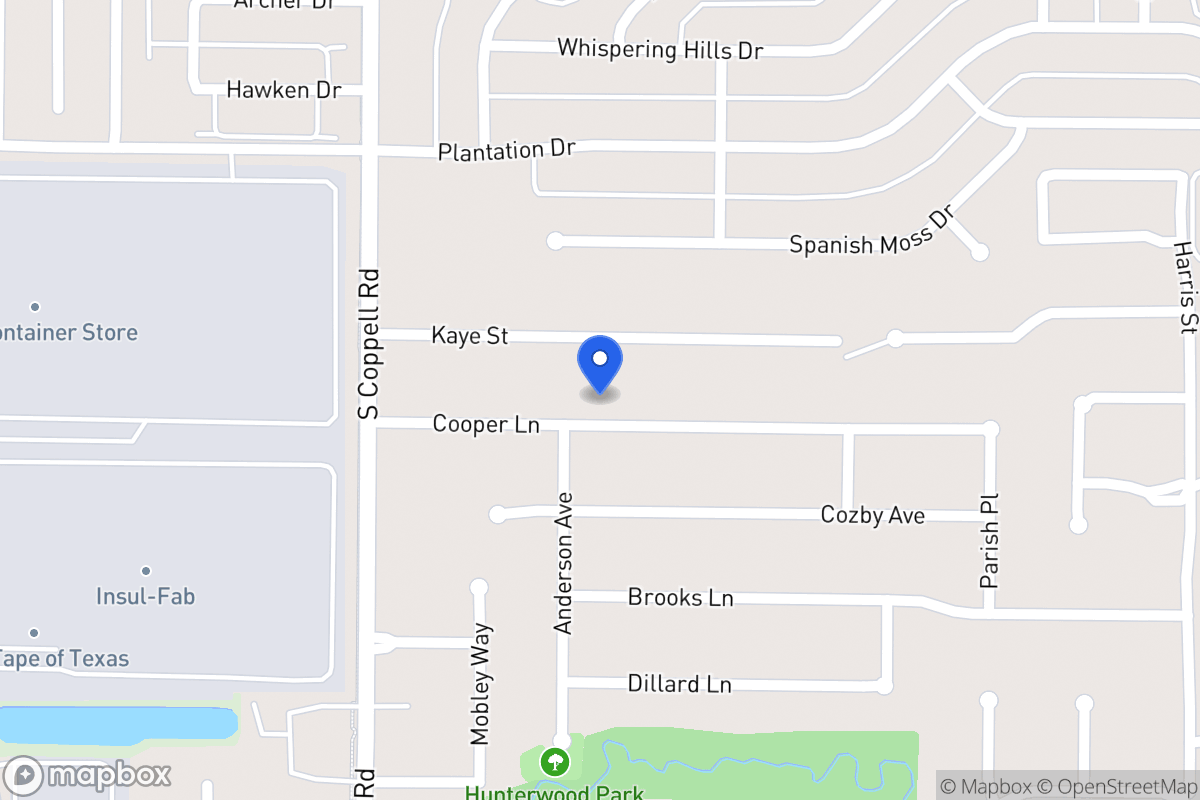 Map of 452 Cooper Ln