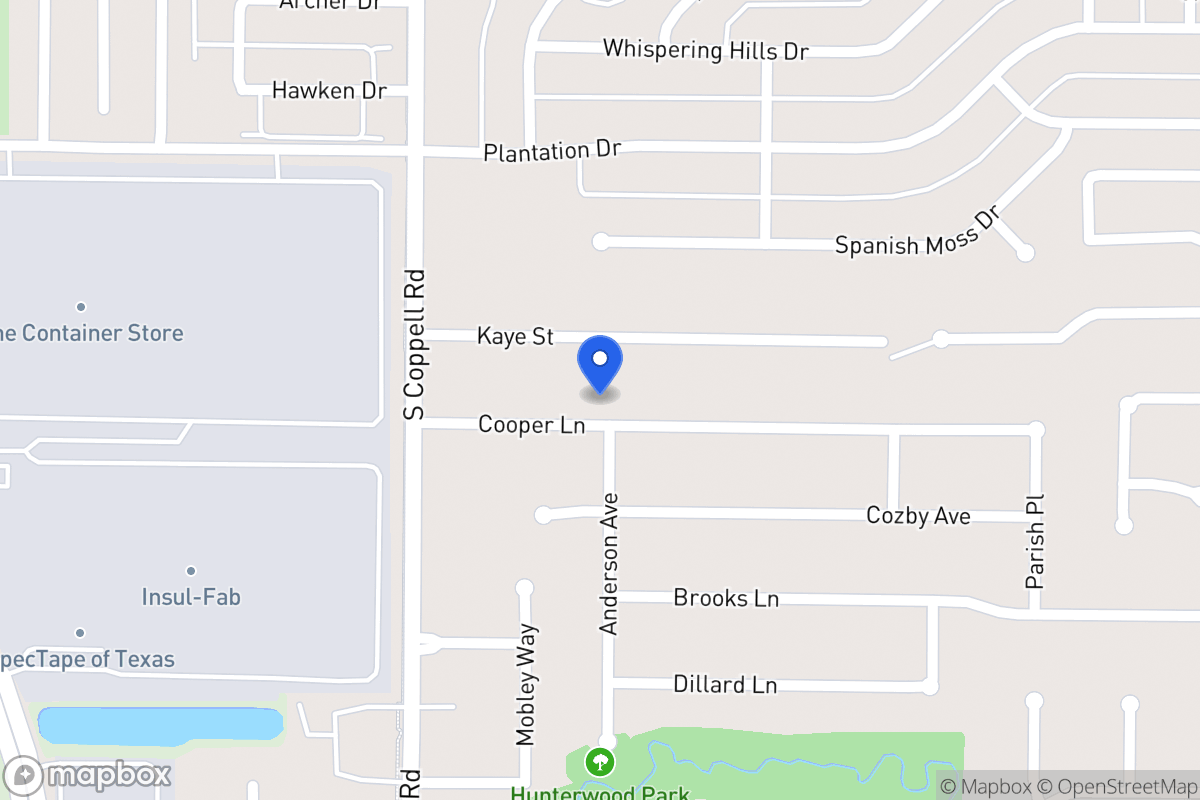 Map of 506 Cooper Ln