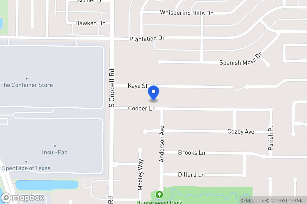 Map of 510 Cooper Ln