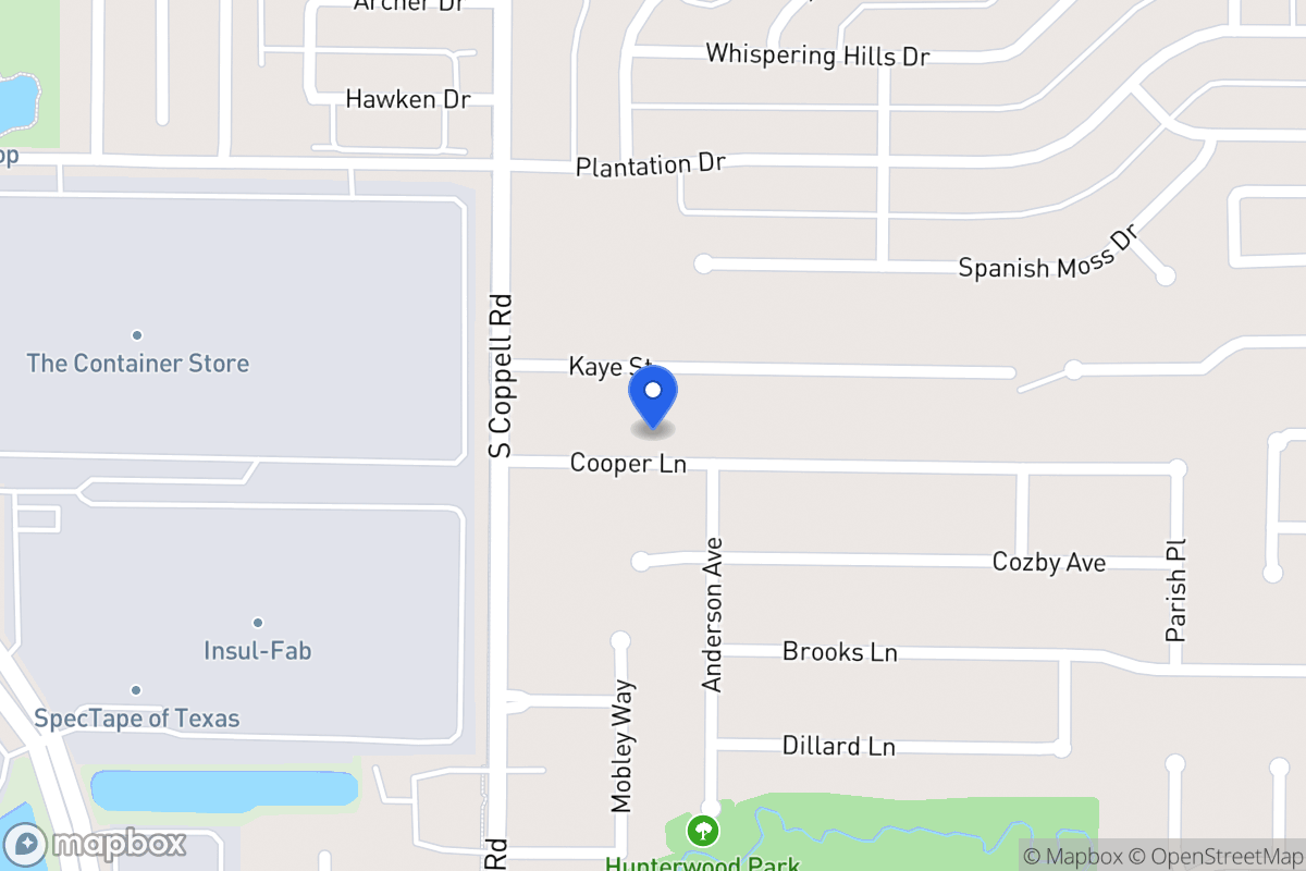Map of 514 Cooper Ln