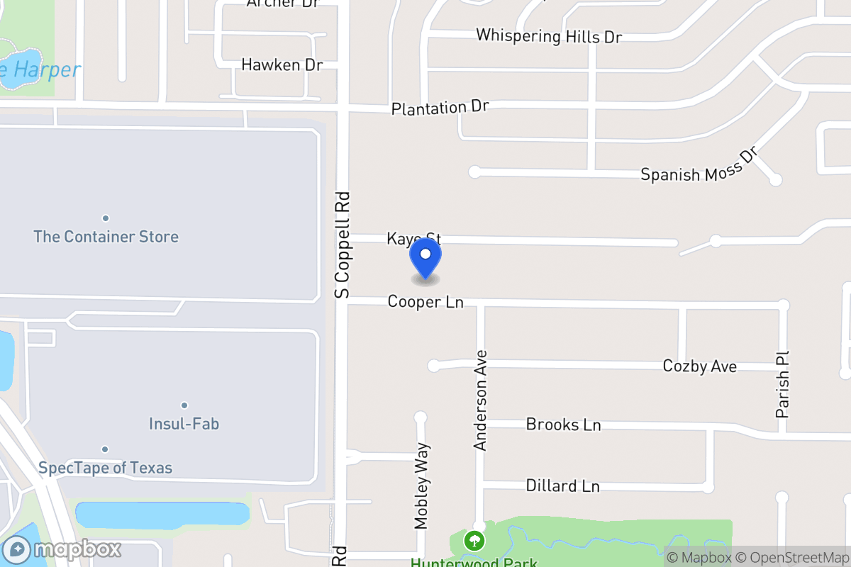 Map of 518 Cooper Ln