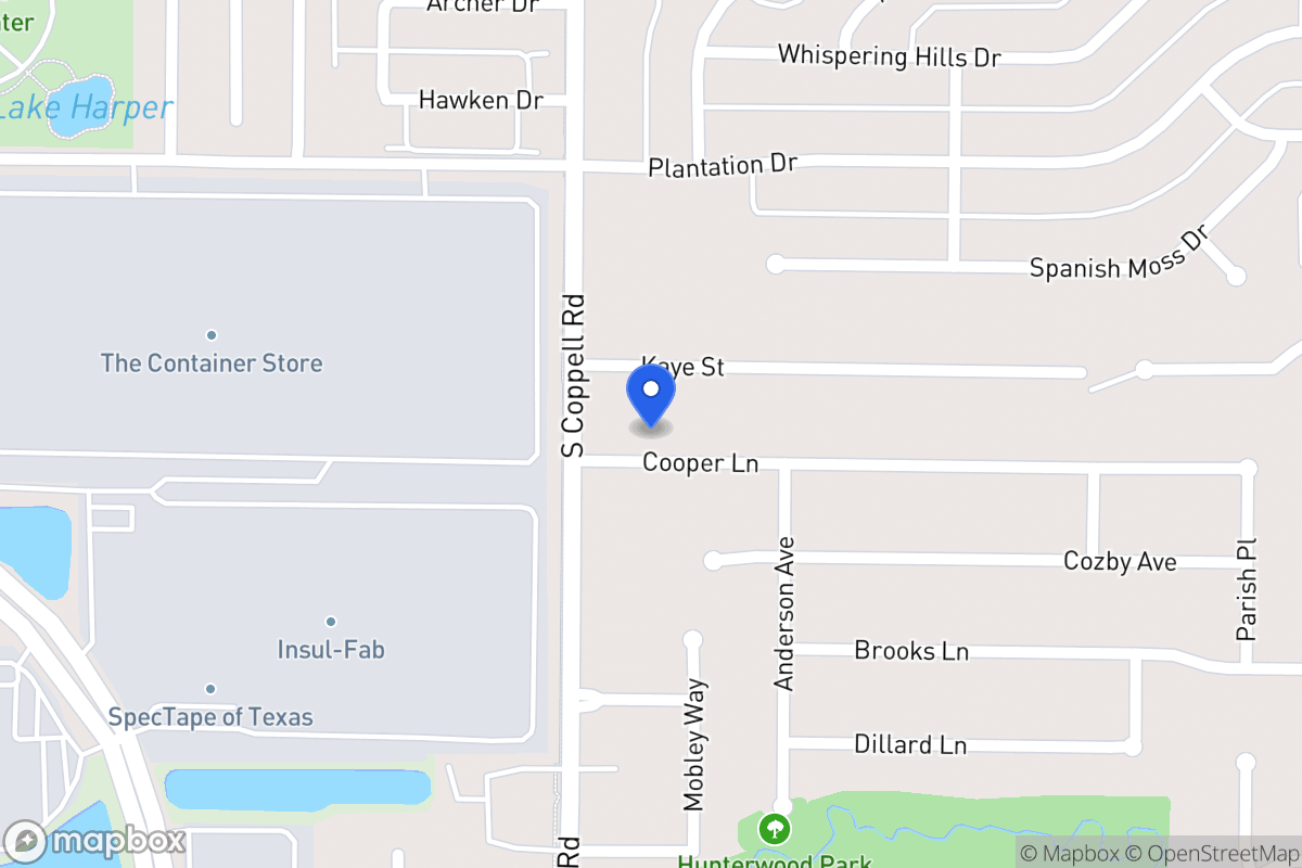 Map of 526 Cooper Ln