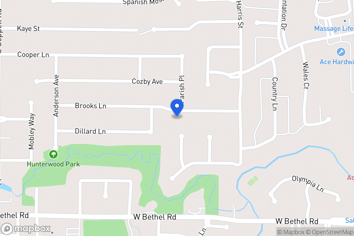 Map of 333 Brooks Ln