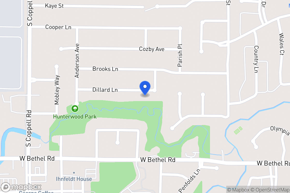 Map of 413 Dillard Ln