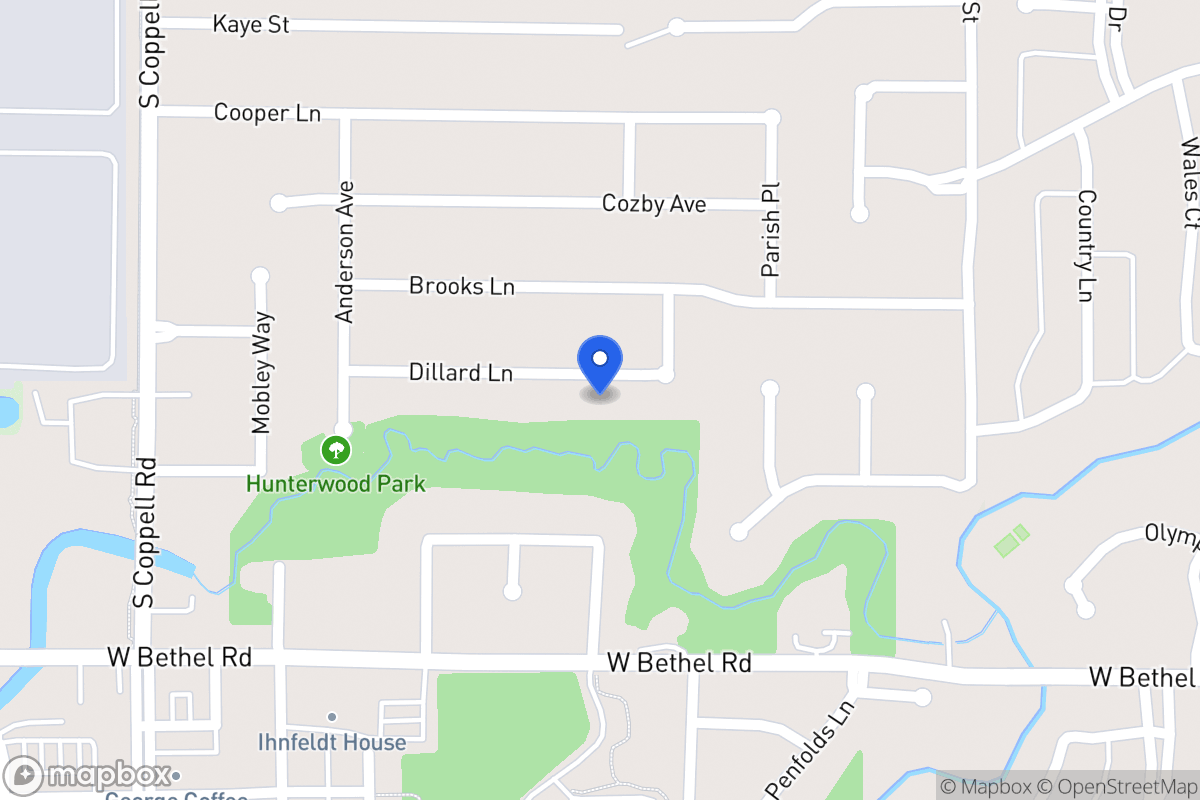 Map of 415 Dillard Ln