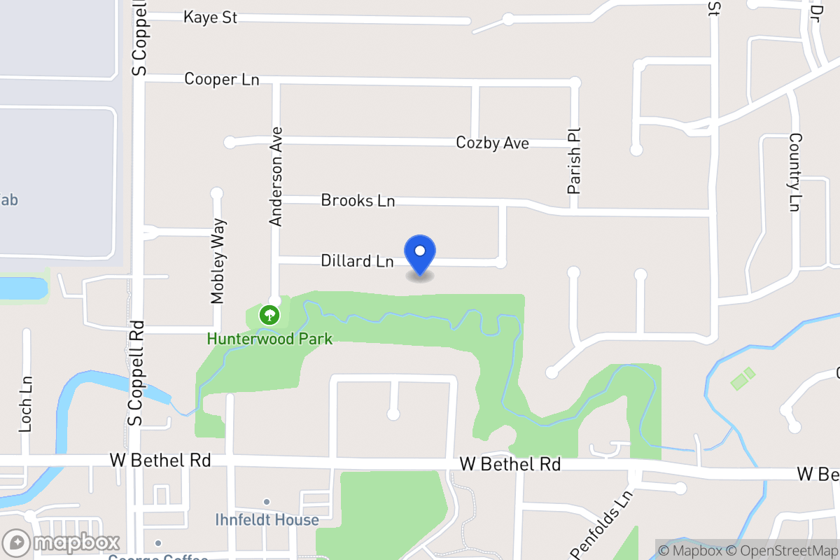 Map of 419 Dillard Ln
