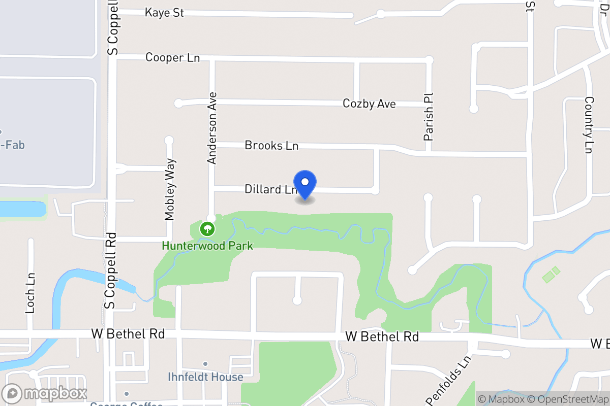 Map of 421 Dillard Ln