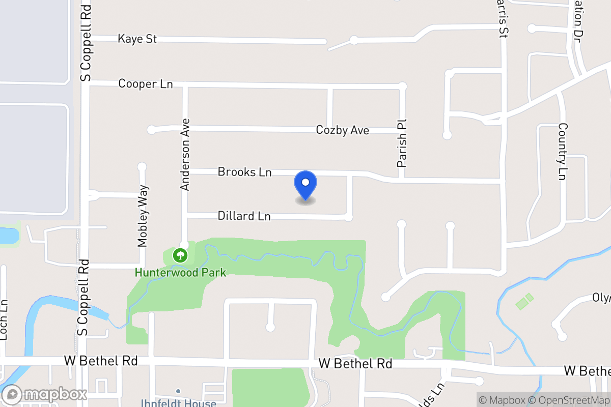 Map of 412 Dillard Ln