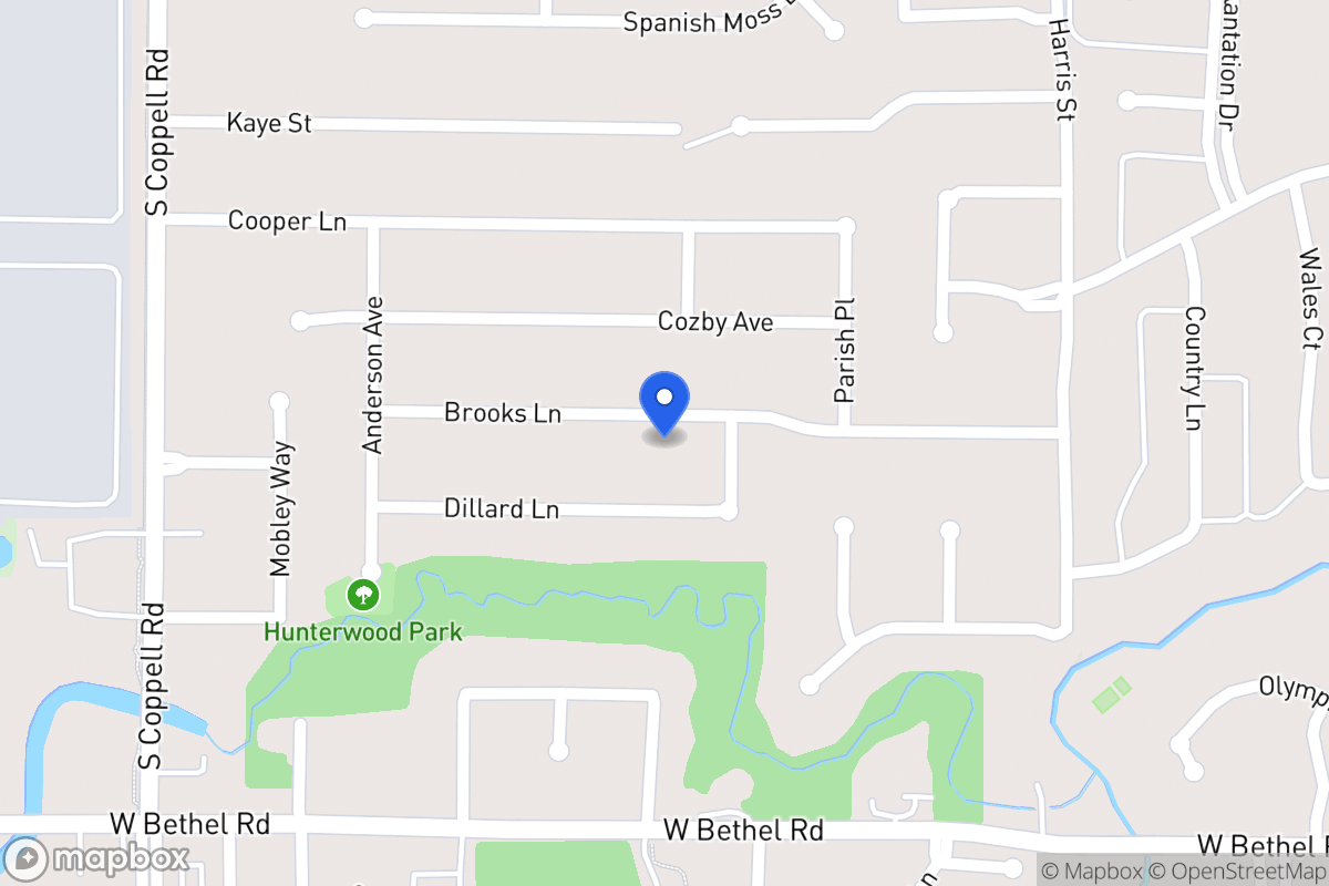 Map of 407 Brooks Ln