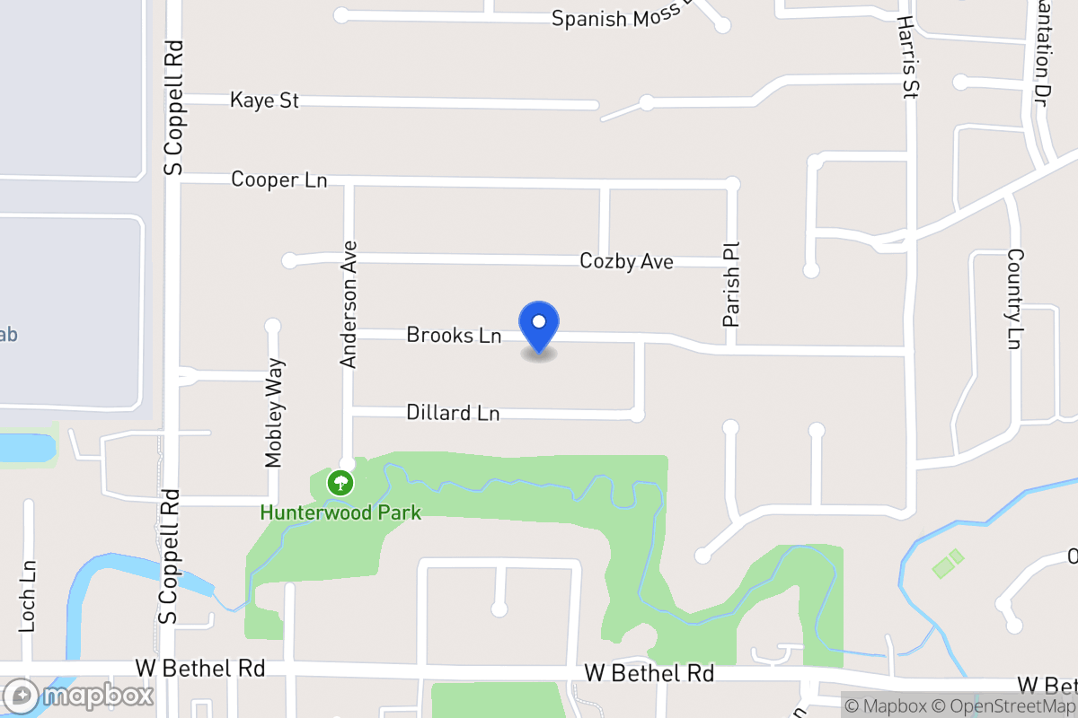 Map of 415 Brooks Ln