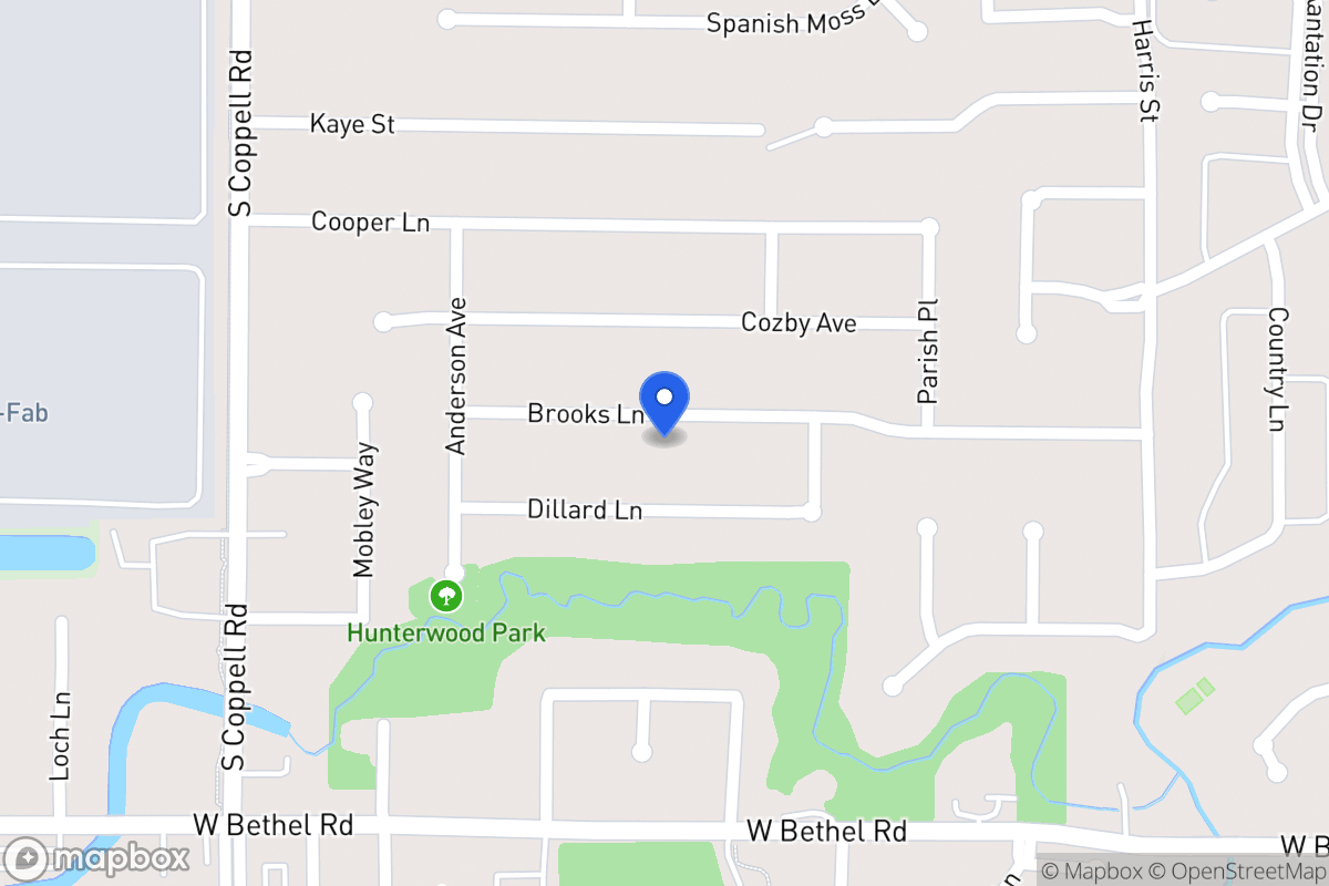 Map of 419 Brooks Ln
