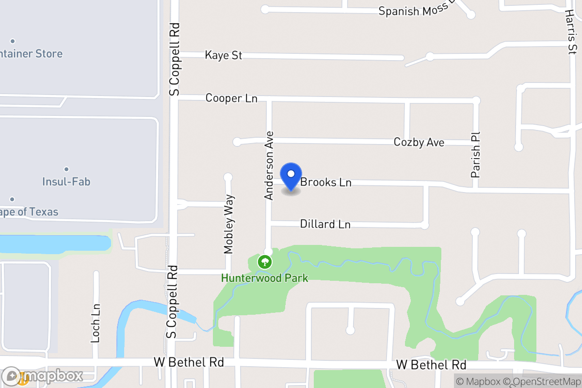 Map of 443 Brooks Ln