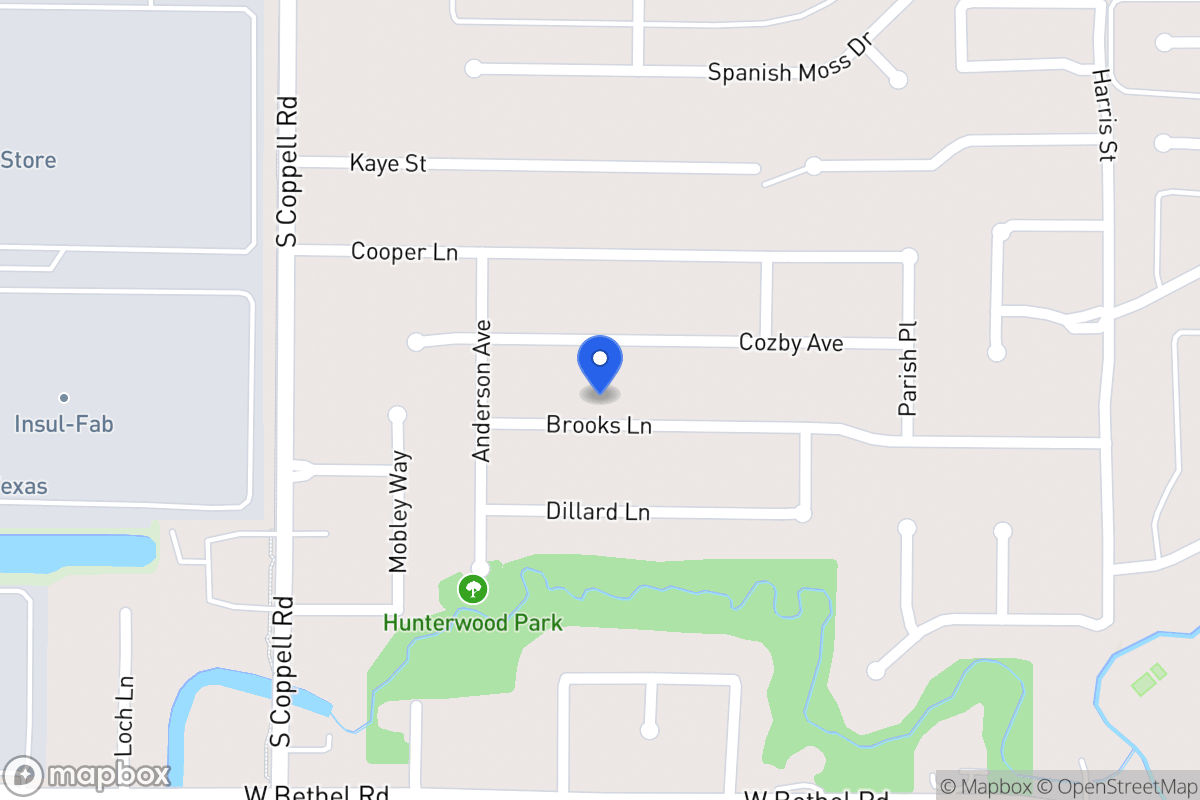 Map of 432 Brooks Ln