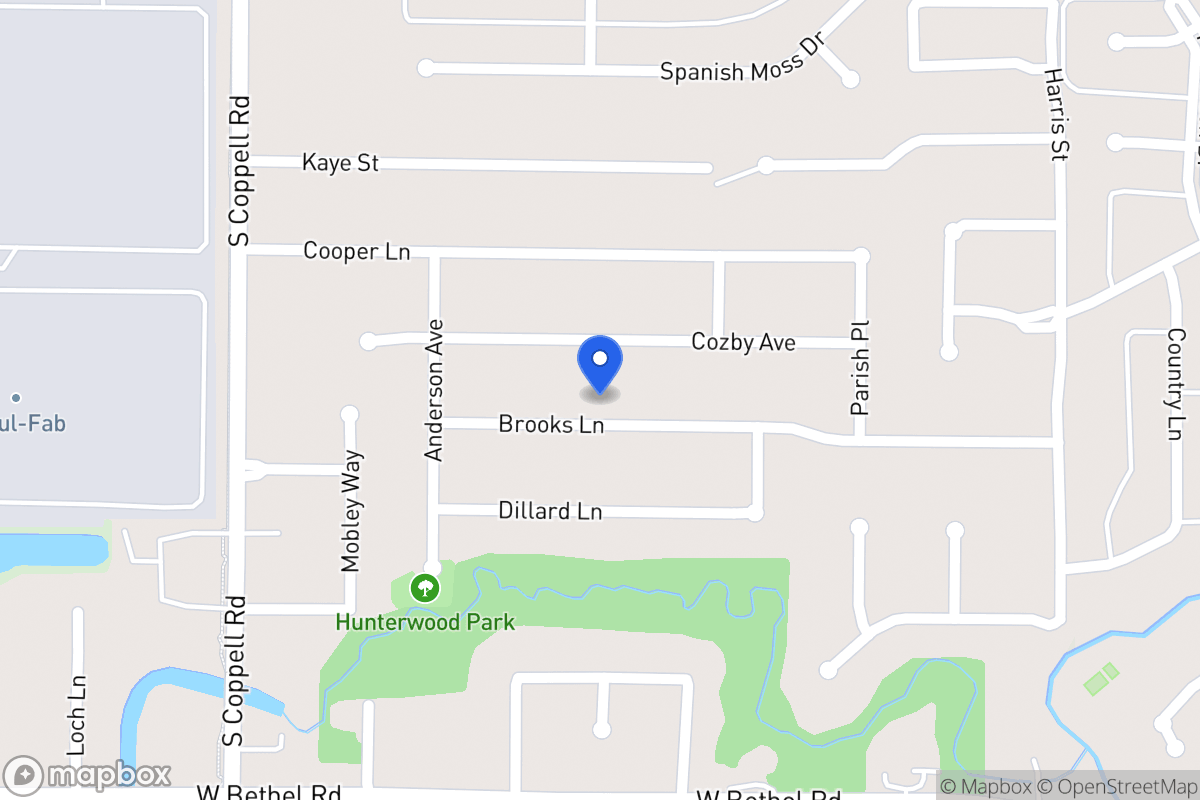 Map of 424 Brooks Ln