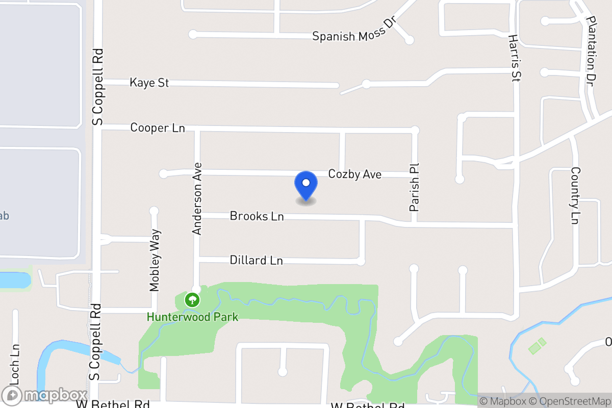Map of 416 Brooks Ln