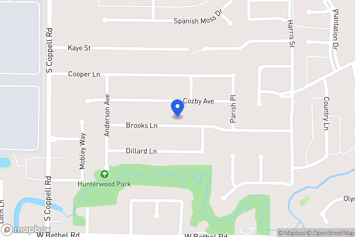 Map of 412 Brooks Ln