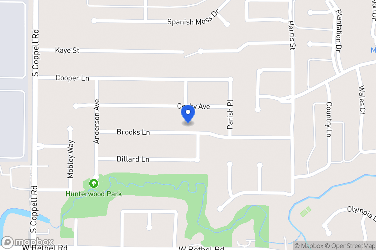 Map of 406 Brooks Ln