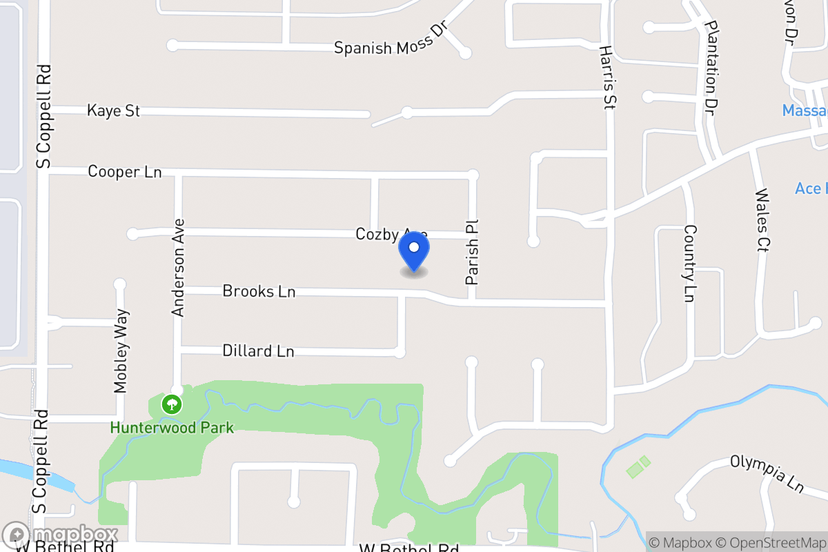 Map of 402 Brooks Ln