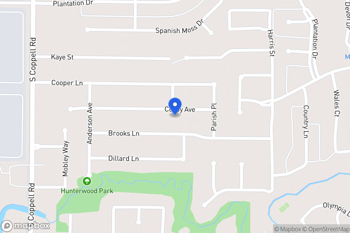 Map of 407 Cozby Ave