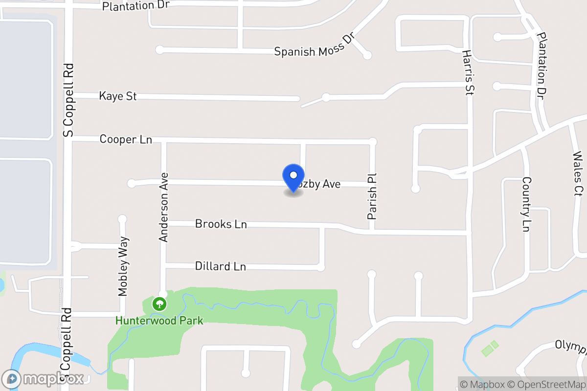Map of 409 Cozby Ave