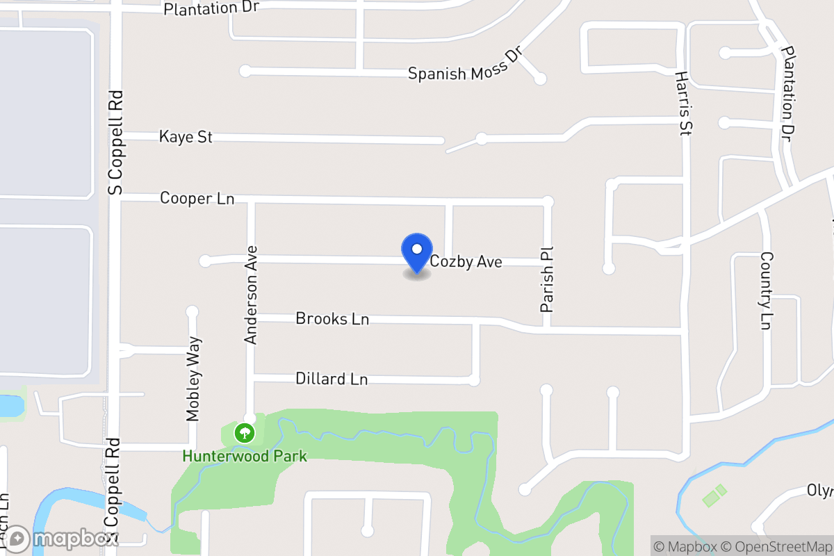 Map of 413 Cozby Ave
