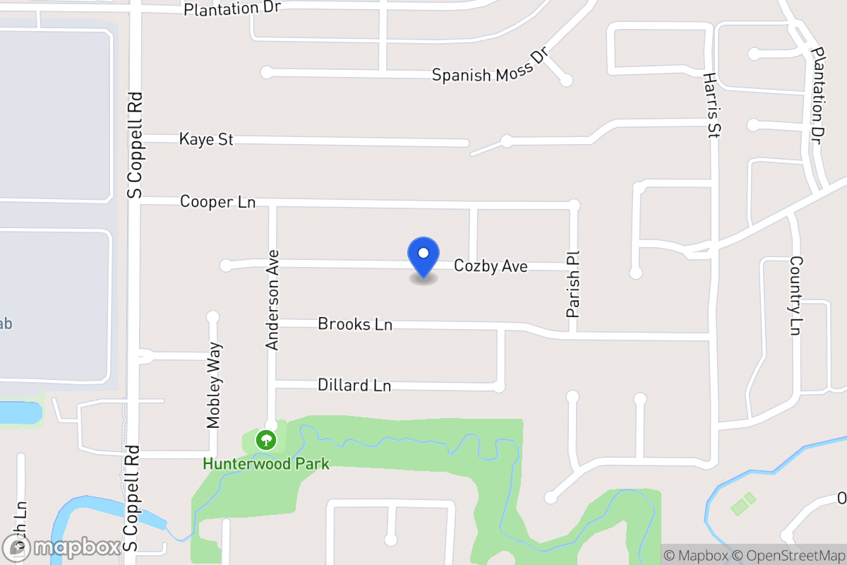 Map of 417 Cozby Ave