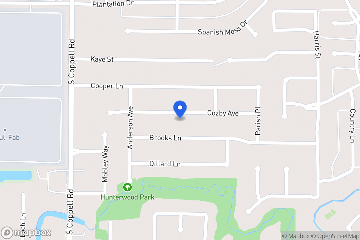 Map of 425 Cozby Ave