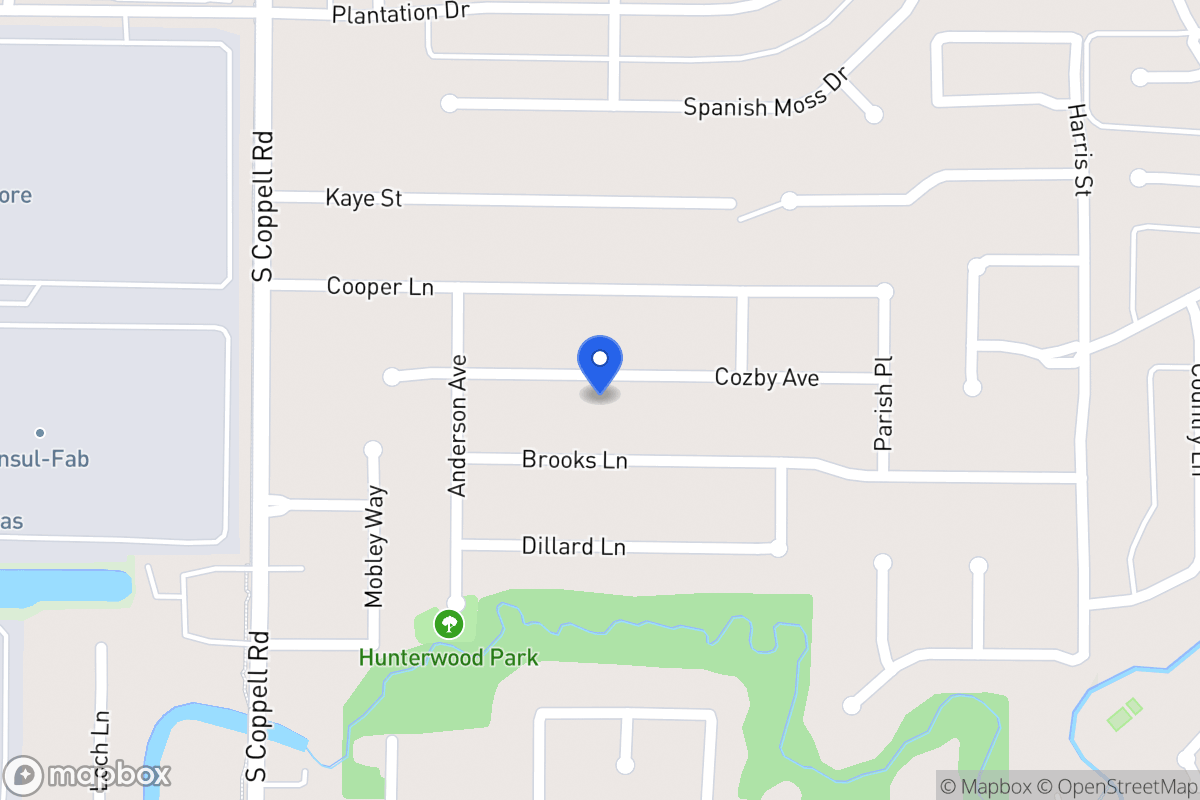 Map of 429 Cozby Ave
