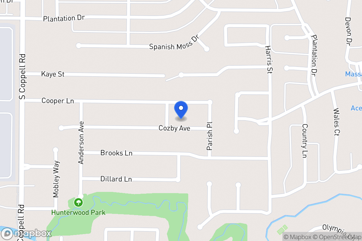 Map of 406 Cozby Ave