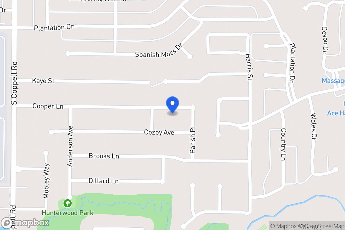 Map of 405 Cooper Ln