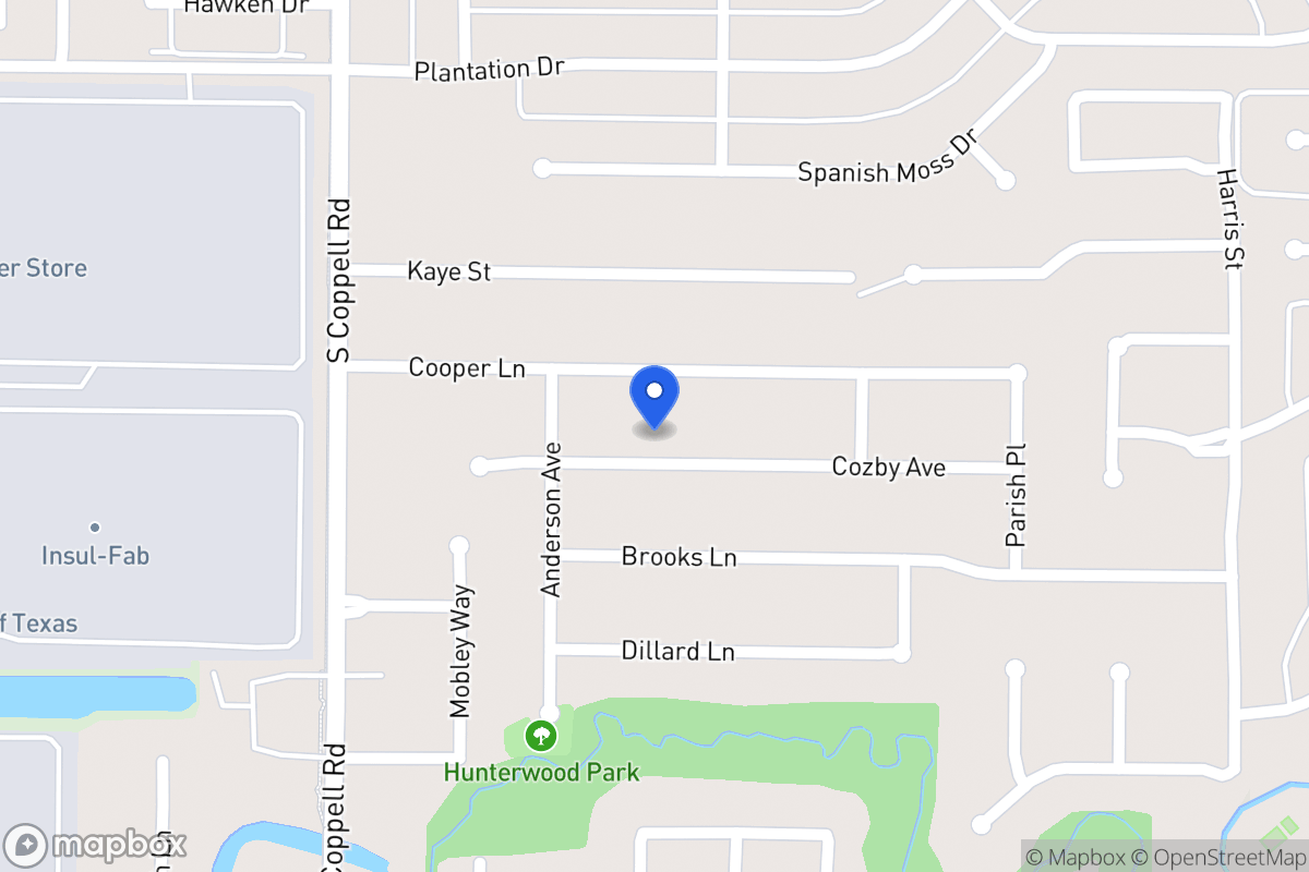 Map of 436 Cozby Ave