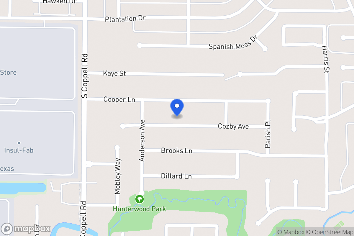 Map of 432 Cozby Ave