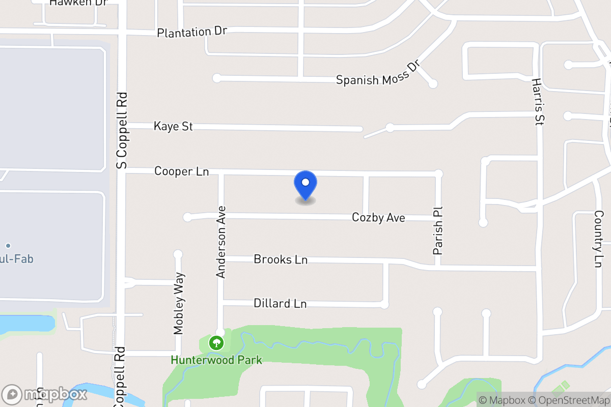 Map of 424 Cozby Ave