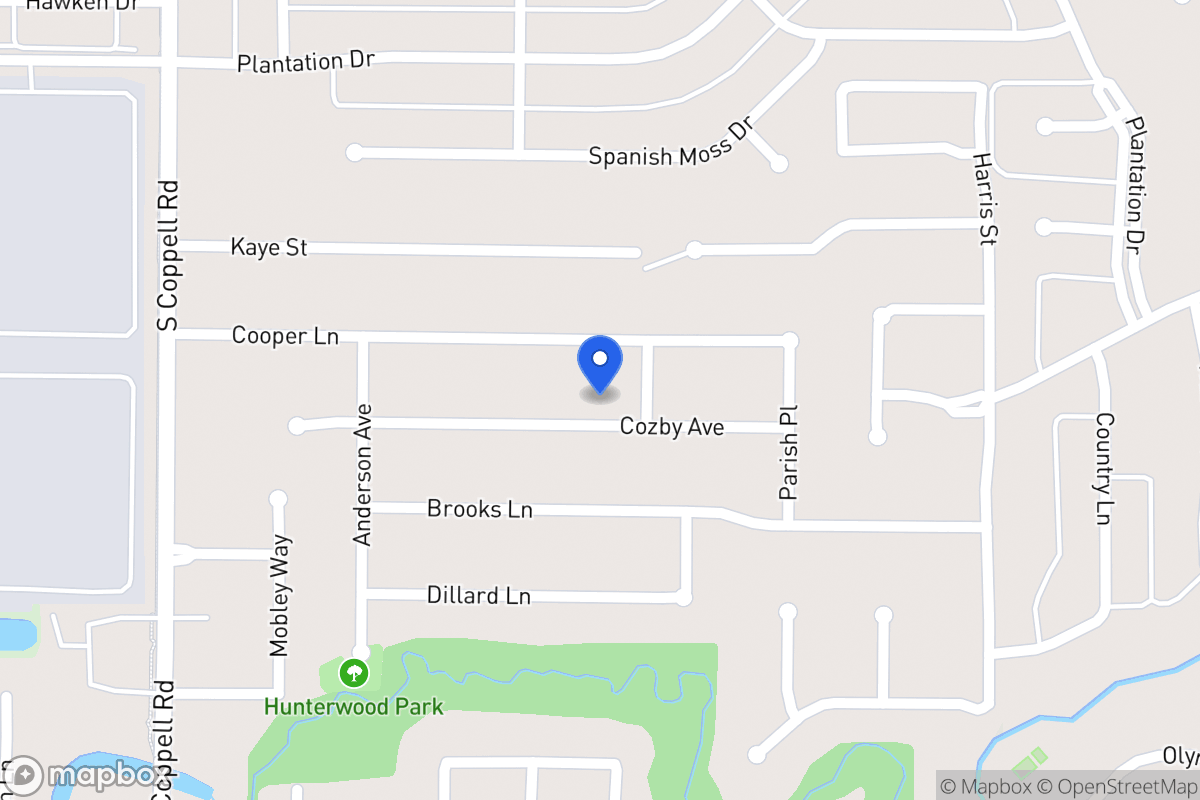 Map of 414 Cozby Ave