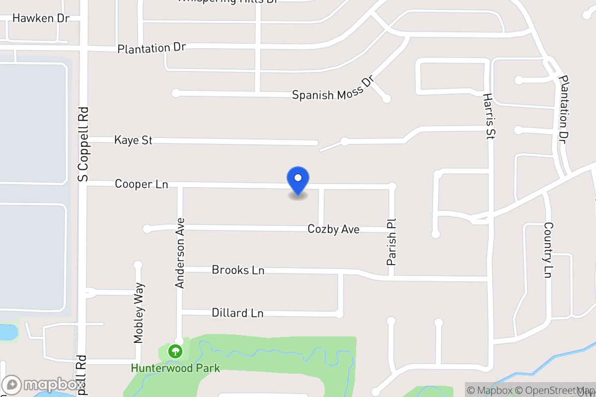 Map of 417 Cooper Ln