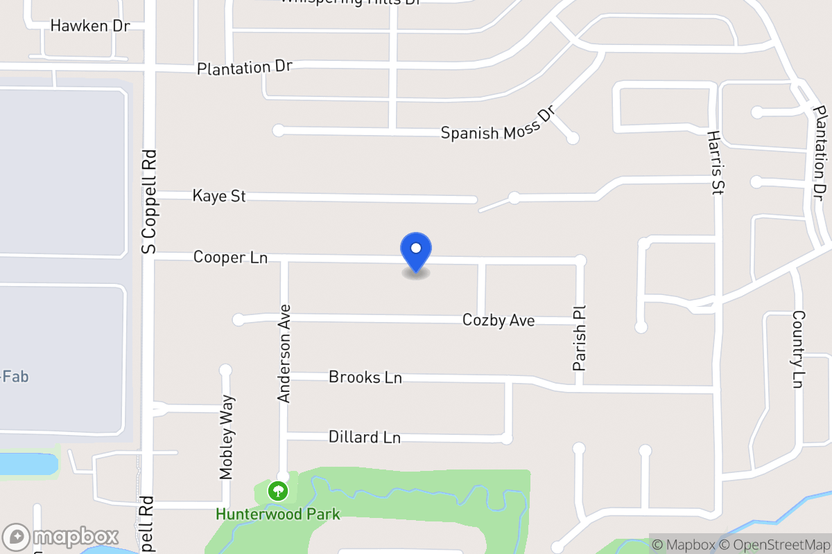 Map of 425 Cooper Ln