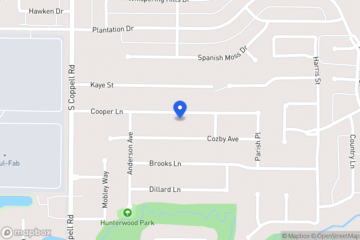 Map of 429 Cooper Ln