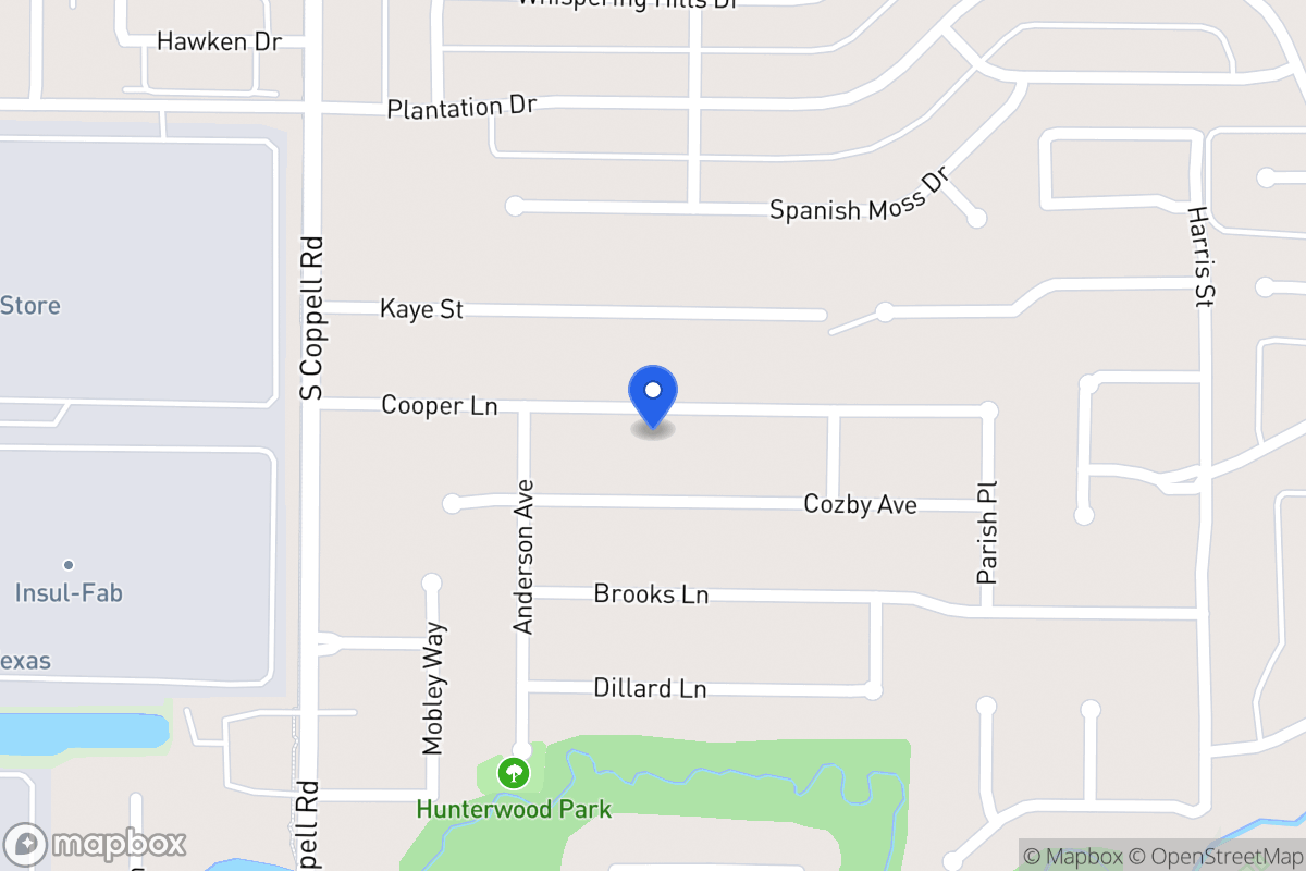Map of 437 Cooper Ln