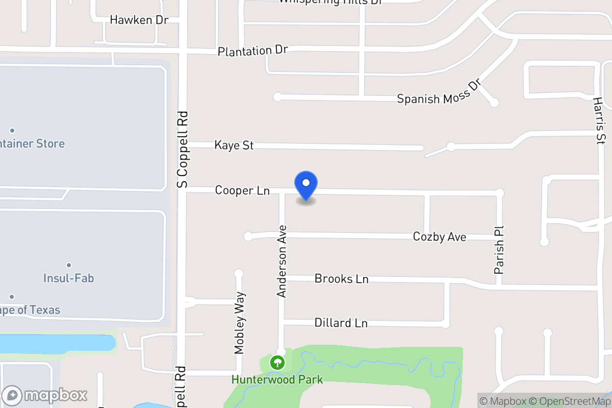 Map of 449 Cooper Ln